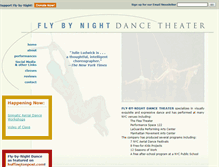 Tablet Screenshot of flybynightdance.org